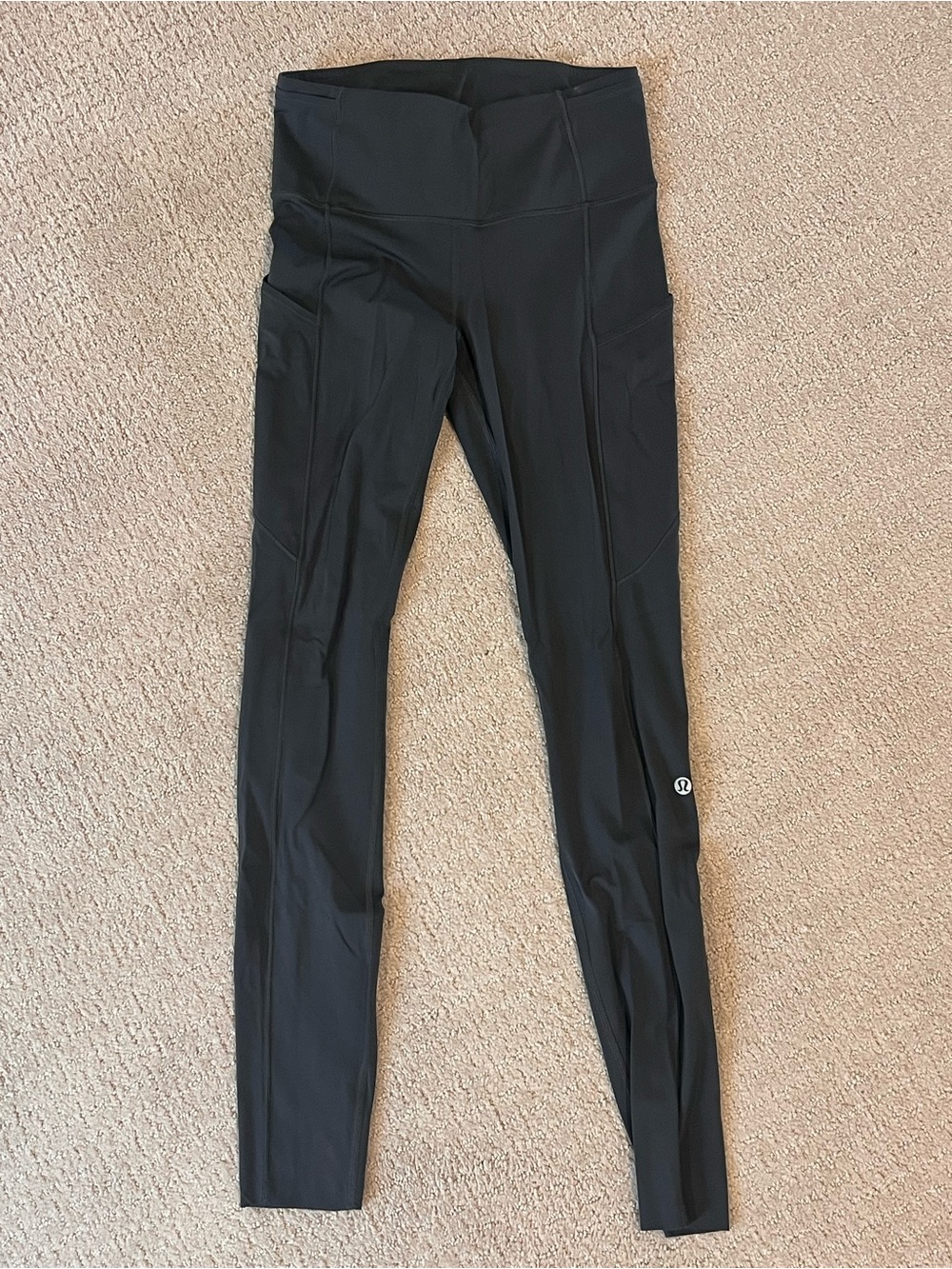 Lululemon fast and free slate gray High-Rise Leggings